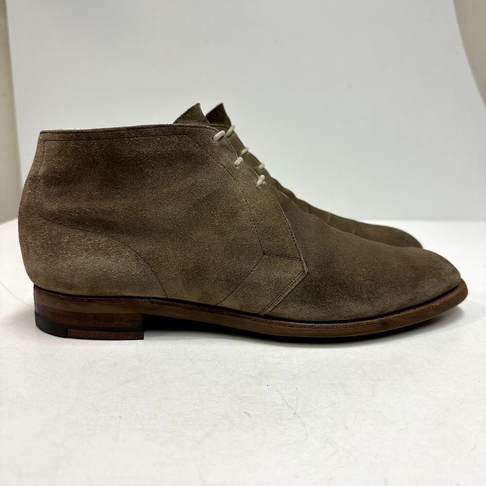NEW HEELS Edward Green Shanklin Chukka Boot Mushroom Suede Made England US 7.5